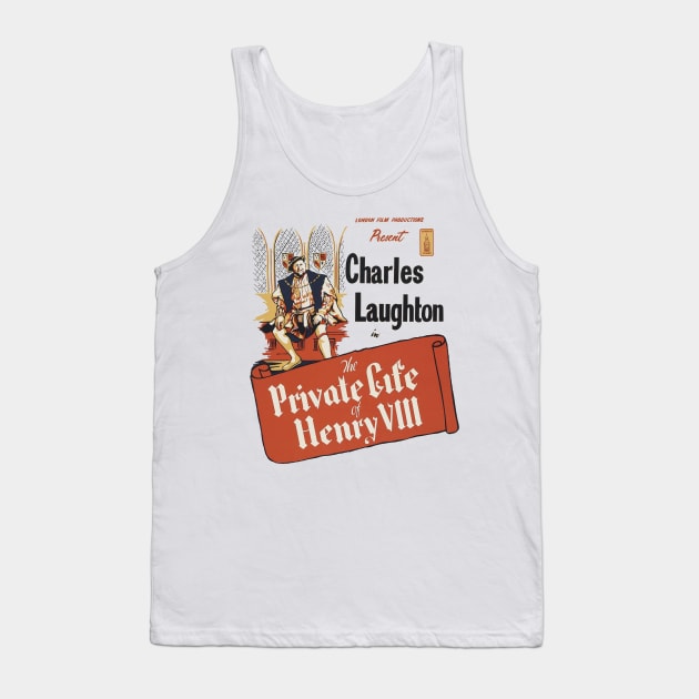 The Private Life of Henry VIII Movie Poster Tank Top by MovieFunTime